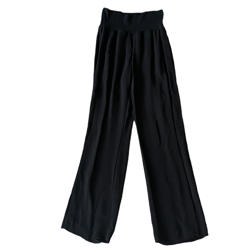 Ania Schierholt High Waisted Trousers Black Size 6